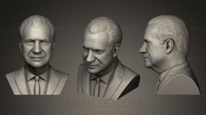 Busts and bas-reliefs of famous people (BUSTC_0522) 3D model for CNC machine
